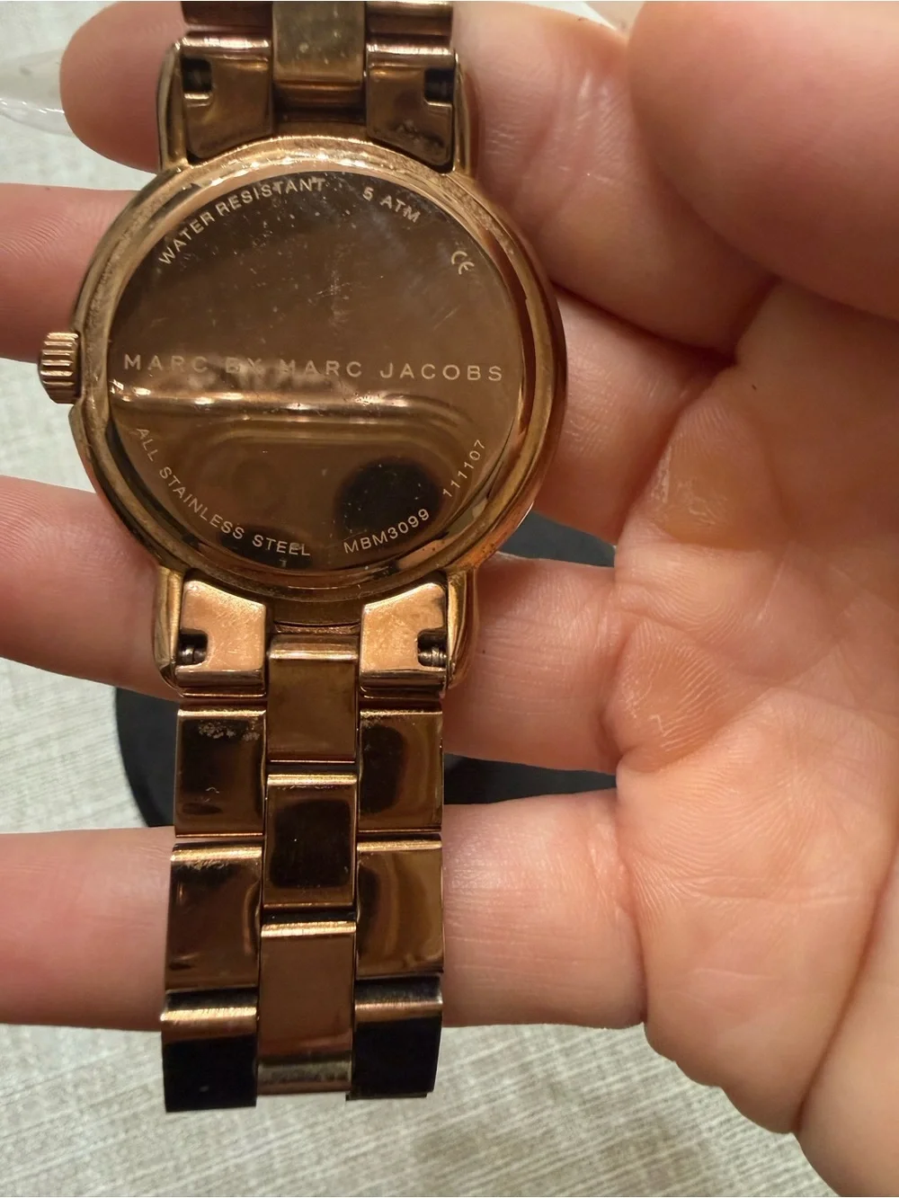 Marc by Marc Jacobs Rose Gold Watch-Women’s Watch